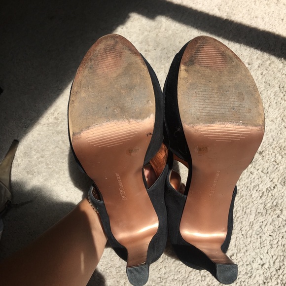 BCBGeneration Size 7 Helara Open Peep Toe Shoes - Picture 3 of 3